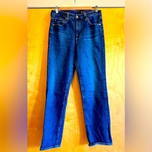 AG jeans blue high rise straight size 29